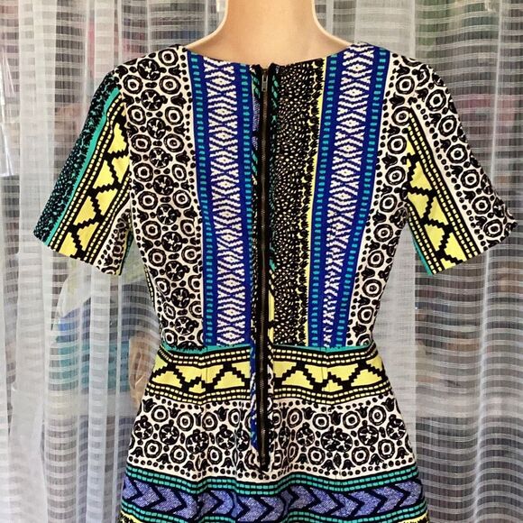 Plenty by Tracy Reese for Anthropologie New Moon Geo Dress Women’s 2 - Picture 9 of 10